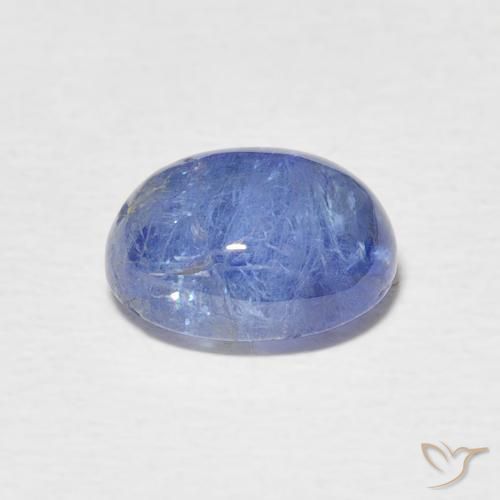 Tanzanite Blu scuro naturale da 2.84 ct, Ovale, Trasparente