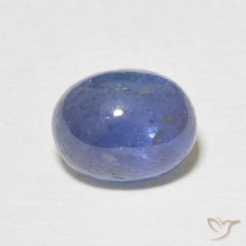 2.92ct Naturale Viola elettrico blu Tanzanite, Ovale, Traslucido
