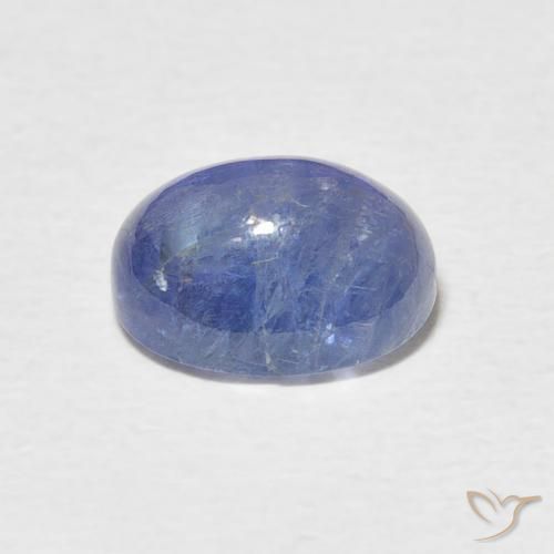 Tanzanite Blu scuro naturale da 3.87 ct, Ovale, Traslucido
