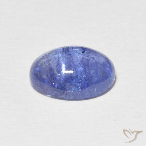 Tanzanite Blu intenso naturale da 3.02 ct, Ovale, Trasparente