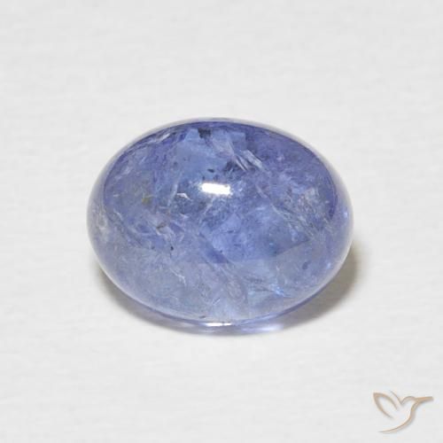 3.14ct Naturale Blu scuro Tanzanite, Ovale, Trasparente