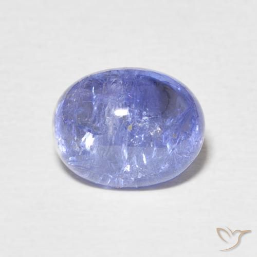 3.93ct Naturale Blu scuro Tanzanite, Ovale, Trasparente