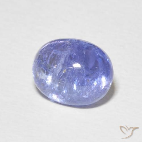 Tanzanite Blu scuro naturale da 3.93 ct, Ovale, Trasparente