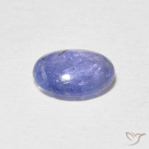 Tanzanite Blu scuro naturale da 1.75 ct, Ovale, Trasparente