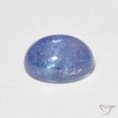 Tanzanite Blu scuro naturale da 2.84 ct, Ovale, Trasparente