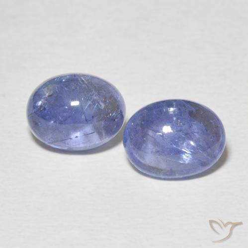 4.92ctw Naturale Blu intenso Tanzanite, Ovale, Trasparente