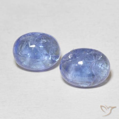 4.77ctw Naturale Azzurro Tanzanite, Ovale, Trasparente