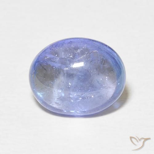 3.17ct Naturale Azzurro Tanzanite, Ovale, Trasparente