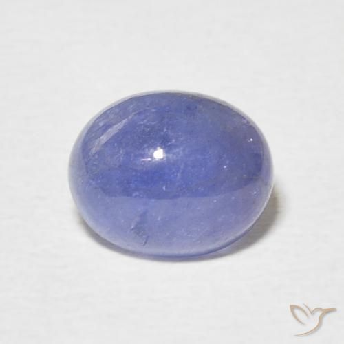 2.81ct Naturale Intenso Viola Blu Tanzanite, Ovale, Traslucido