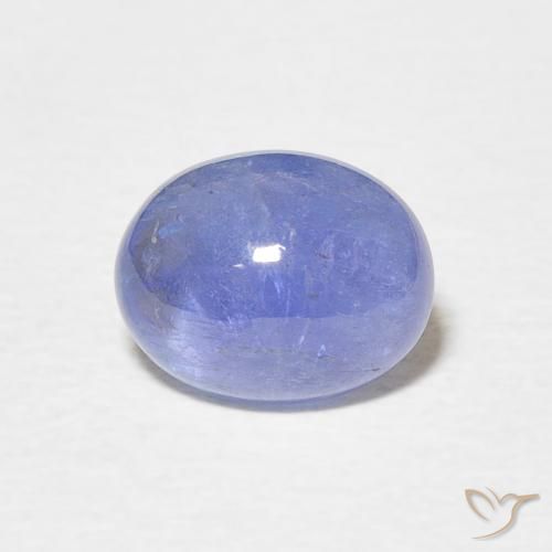 2.33ct Naturale Intenso Viola Blu Tanzanite, Ovale, Traslucido