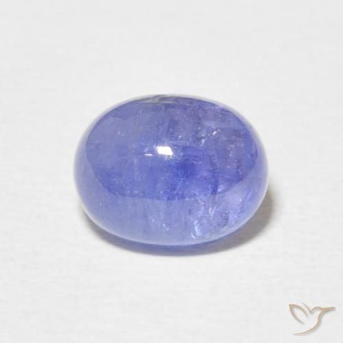 3.21ct Naturale Intenso Viola Blu Tanzanite, Ovale, Traslucido