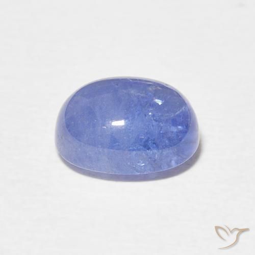 Tanzanite Intenso Viola Blu naturale da 3.21 ct, Ovale, Traslucido