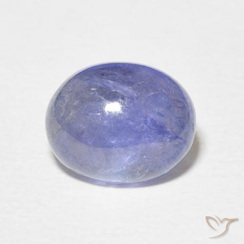 3.89ct Naturale Blu pastello Tanzanite, Ovale, Traslucido