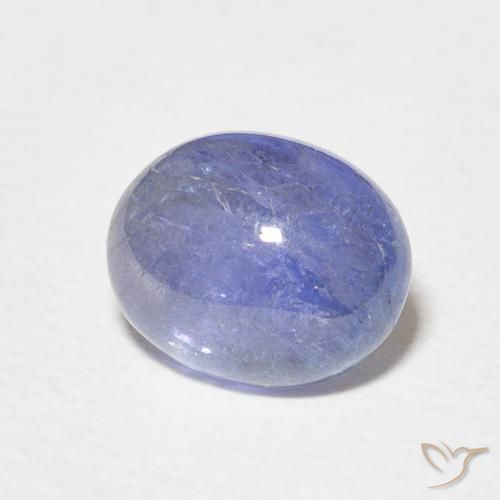 Tanzanite Blu pastello naturale da 3.89 ct, Ovale, Traslucido