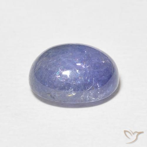 Tanzanite Blu pastello naturale da 3.89 ct, Ovale, Traslucido