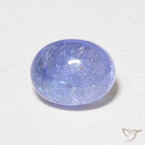 3.07ct Naturale Viola Blu Tanzanite, Ovale, Trasparente