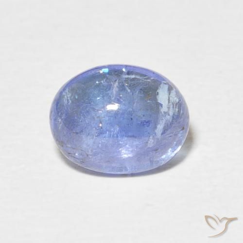 2.57ct Naturale Blu pastello Tanzanite, Ovale, Trasparente