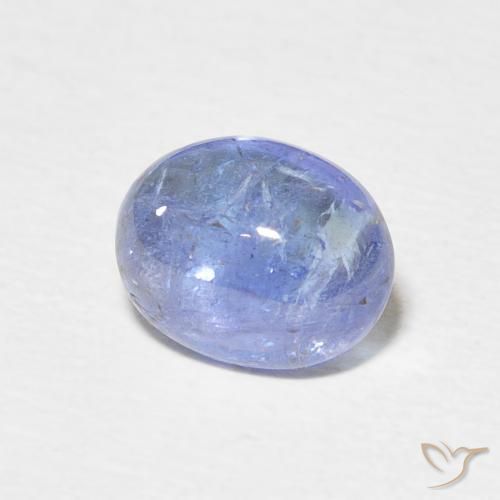 Tanzanite Blu pastello naturale da 2.57 ct, Ovale, Trasparente