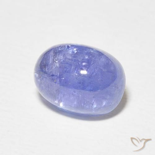 Tanzanite Intenso Viola Blu naturale da 3.73 ct, Ovale, Traslucido