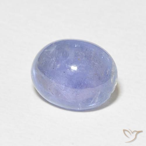 Tanzanite Blu violaceo chiaro naturale da 3.65 ct, Ovale, Trasparente