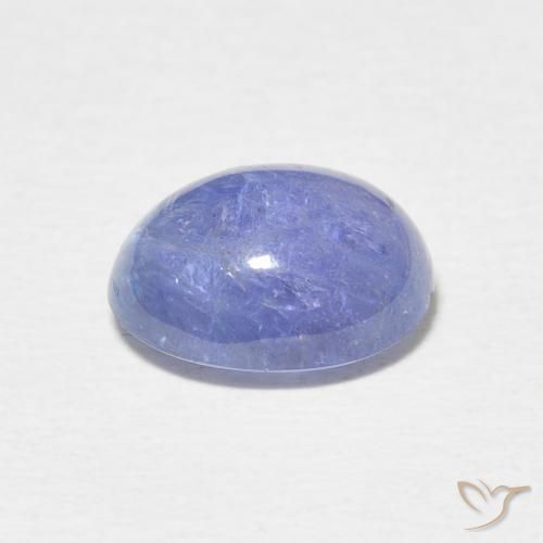 Tanzanite Blu violaceo chiaro naturale da 3.65 ct, Ovale, Trasparente
