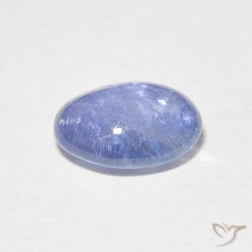 Tanzanite Blu violaceo chiaro naturale da 3.01 ct, Ovale, Trasparente