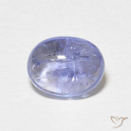 2.83ct Naturale Viola blu chiaro Tanzanite, Ovale, Trasparente