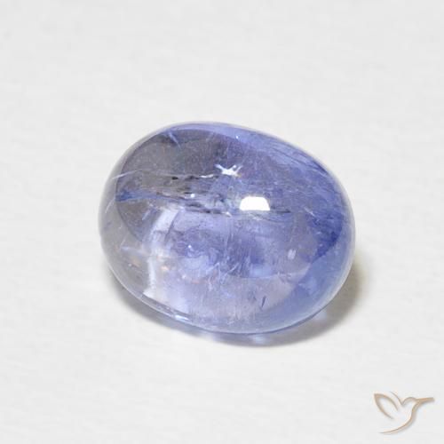 Tanzanite Viola blu chiaro naturale da 2.83 ct, Ovale, Trasparente