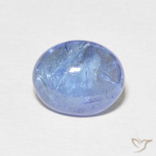 3.40ct Naturale Azzurro Tanzanite, Ovale, Trasparente