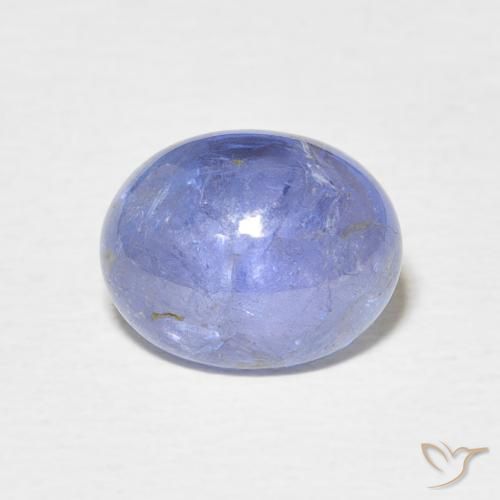 3.69ct Naturale Viola Blu Tanzanite, Ovale, Trasparente