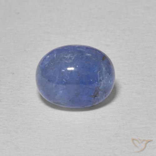 2.86ct Naturale Intenso Viola Blu Tanzanite, Ovale, Traslucido