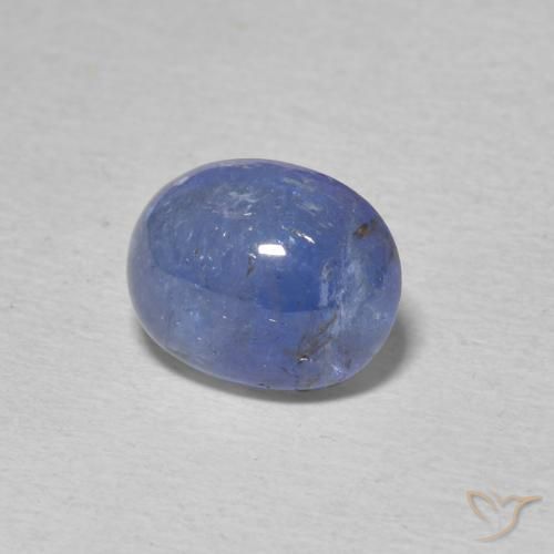Tanzanite Intenso Viola Blu naturale da 2.86 ct, Ovale, Traslucido