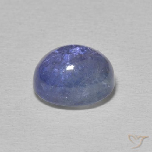 Tanzanite Viola Blu naturale da 5.08 ct, Ovale, Trasparente
