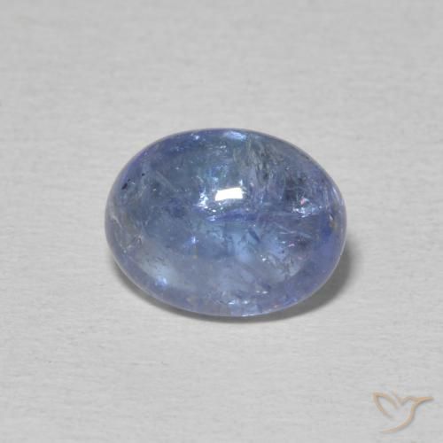 3.34ct Naturale Blu violaceo chiaro Tanzanite, Ovale, Trasparente
