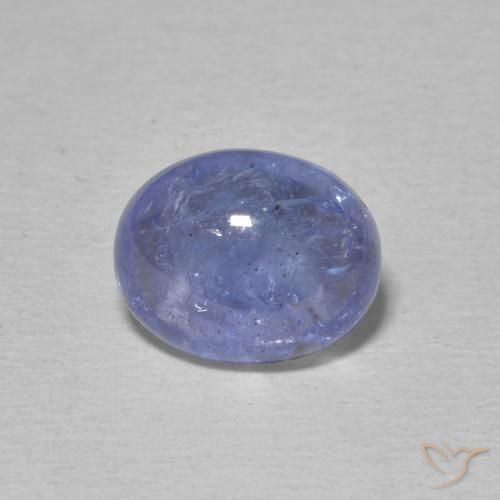 3.74ct Naturale Intenso Viola Blu Tanzanite, Ovale, Trasparente