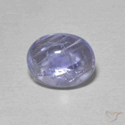 3.25ct Naturale Blu intenso Tanzanite, Ovale, Trasparente