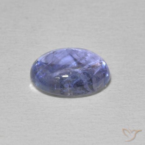 Tanzanite Blu intenso naturale da 3.25 ct, Ovale, Trasparente