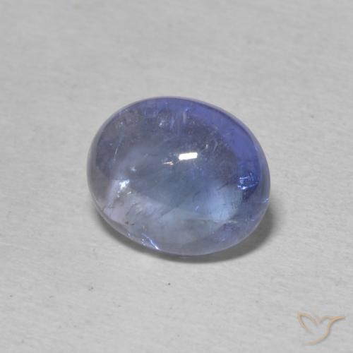 Tanzanite Intenso Viola Blu naturale da 3.73 ct, Ovale, Trasparente
