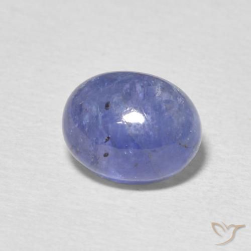 Tanzanite Intenso Viola Blu naturale da 3.23 ct, Ovale, Traslucido