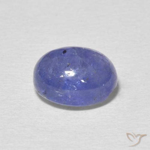 Tanzanite Intenso Viola Blu naturale da 3.23 ct, Ovale, Traslucido