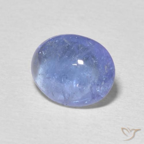 Tanzanite Blu violaceo chiaro naturale da 2.89 ct, Ovale, Trasparente