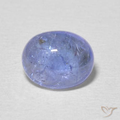 2.46ct Naturale Bambina blu Tanzanite, Ovale, Trasparente