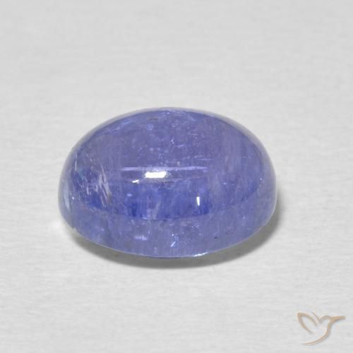 Tanzanite Viola blu chiaro naturale da 4.40 ct, Ovale, Trasparente