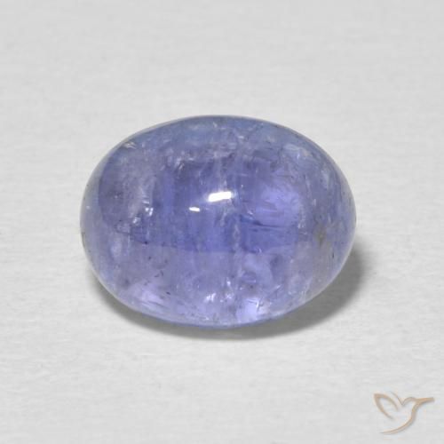 3.59ct Naturale Intenso Viola Blu Tanzanite, Ovale, Trasparente