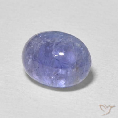Tanzanite Intenso Viola Blu naturale da 3.59 ct, Ovale, Trasparente