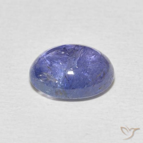 Tanzanite Intenso Viola Blu naturale da 3.57 ct, Ovale, Trasparente