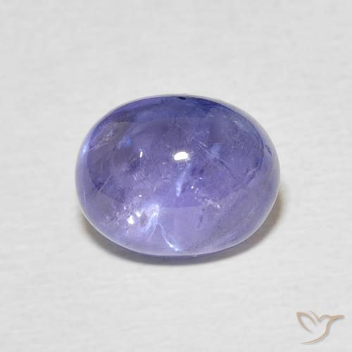 3.22ct Naturale Intenso Viola Blu Tanzanite, Ovale, Trasparente