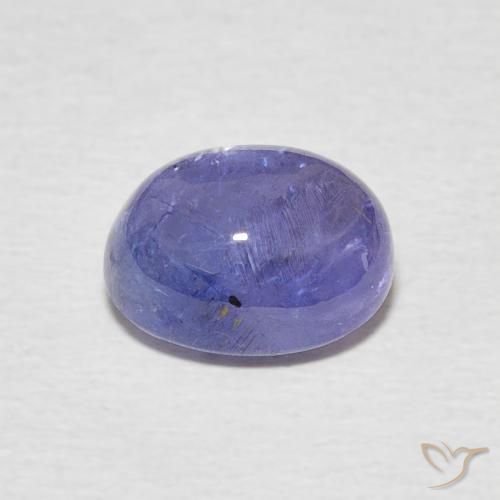 Tanzanite Intenso Viola Blu naturale da 3.22 ct, Ovale, Trasparente