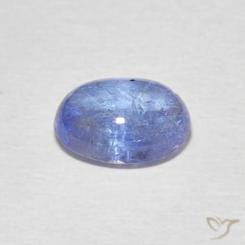 Tanzanite Blu violaceo chiaro naturale da 2.50 ct, Ovale, Trasparente
