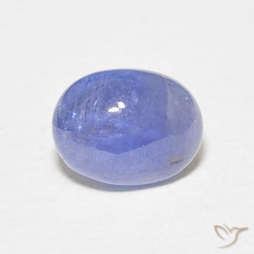 2.57ct Naturale Intenso Viola Blu Tanzanite, Ovale, Traslucido